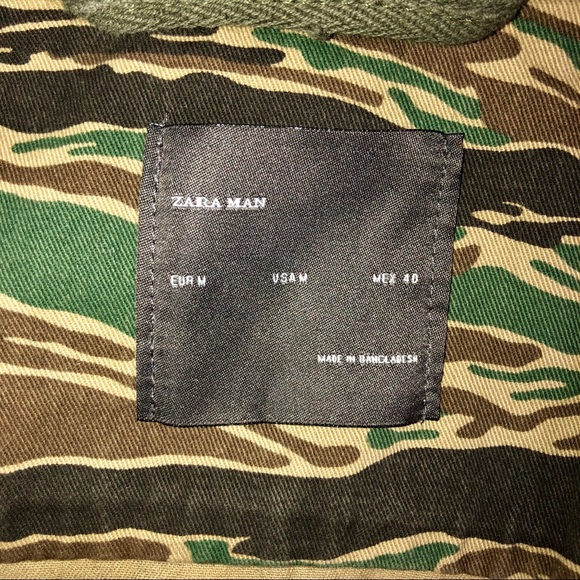 Zara Man Camouflage Jacket. - Picture 5 of 6